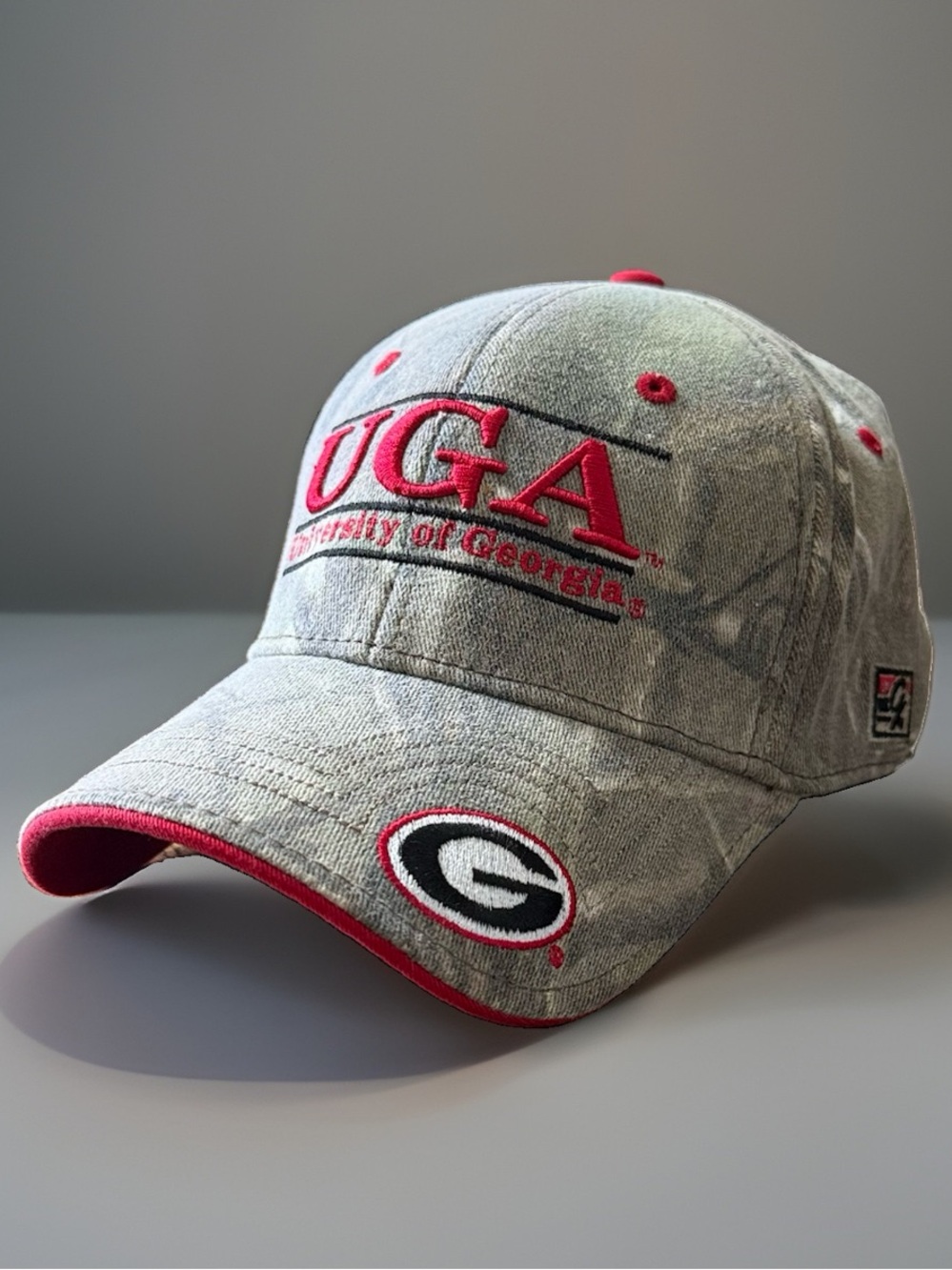 UGA Georgia Bulldogs Camo Hat Y2K 🧢